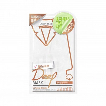Тканевая маска для кожи с жирным блеском 10шт No Sebum Deep Mask 10ea