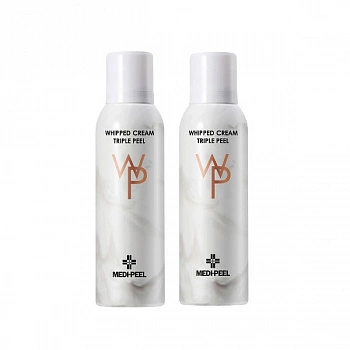 Очищающая-пилинг пенка с кислотами 2 шт. Whipped Cream Triple Peel 2 pcs